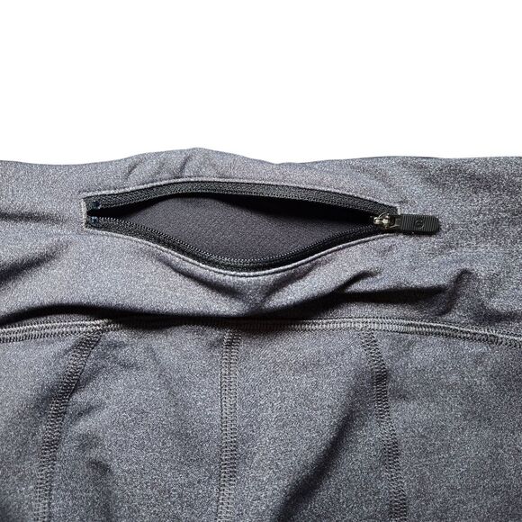 Lululemon Pace Rival Crop 22" - Heathered Black - Picture 9 of 12